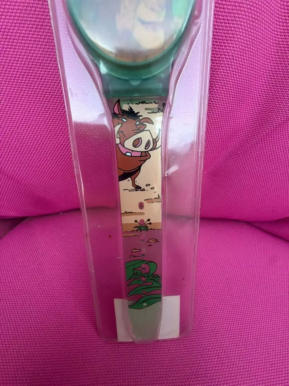 Vintage Disney The Lion King Lenticular Face Changing Watch Simba Timon Pumbaa